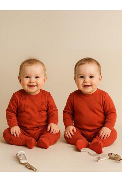 Zekids Baby Girl Organic Cotton 2-Piece Romper Set