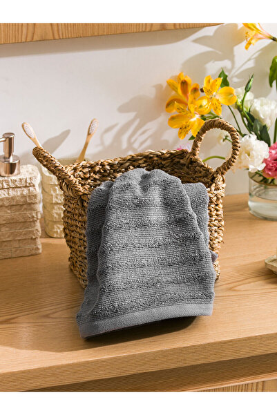 LC Waikiki Gray Cotton Face Towel 50X80 cm