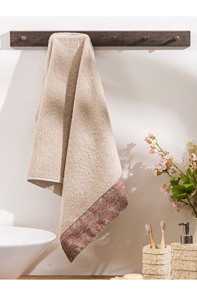 LC Waikiki Бежевий рушник з вишивкою 50x80 см