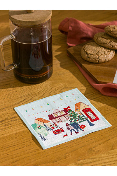 LC Waikiki Karişik Yılbaşı Temalı Kağıt Peçete 20'li