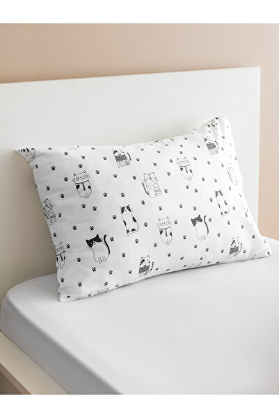 LC Waikiki Karişik Kedi Baskılı Tek Kişilik Nevresim Seti