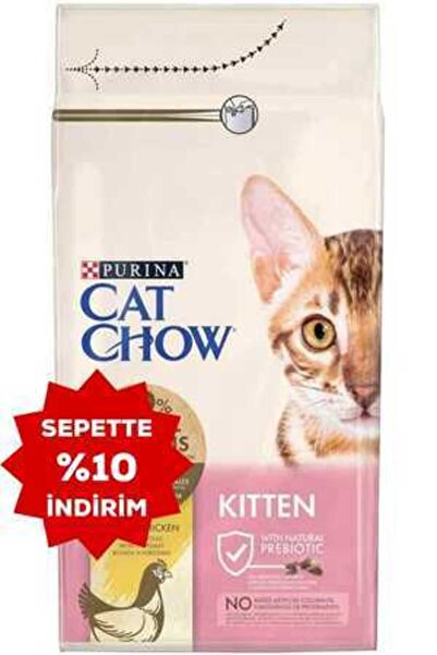Cat Chow Kitten Tavuklu Yavru Kedi Maması 15kg