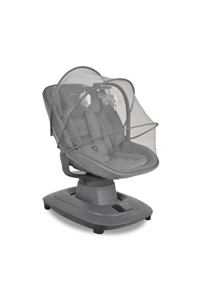 Cangaroo Electric Baby Swing Hera Dark Grey with Mobile App, 7 Swing Modes, 360°, Music and Insect