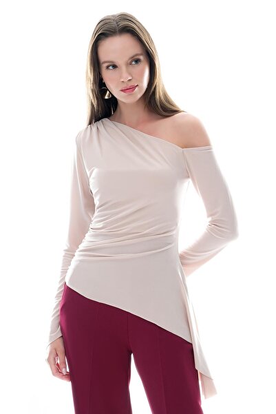 EXPLOSION Asimetrik Kesimli Sandy Bluz