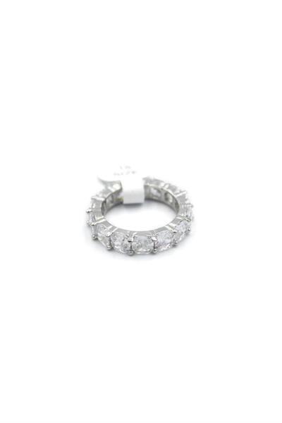MENESSA Jewelled Ring - Silver