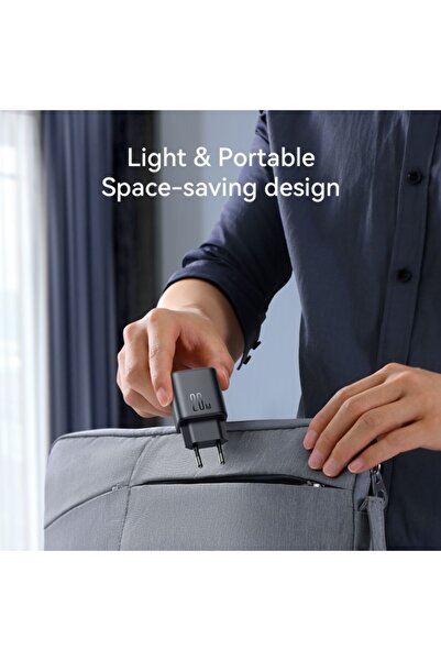 Joyroom JR-TCF20 PD20W Quick Charger Travel Power Plug Adapter, EU Plug