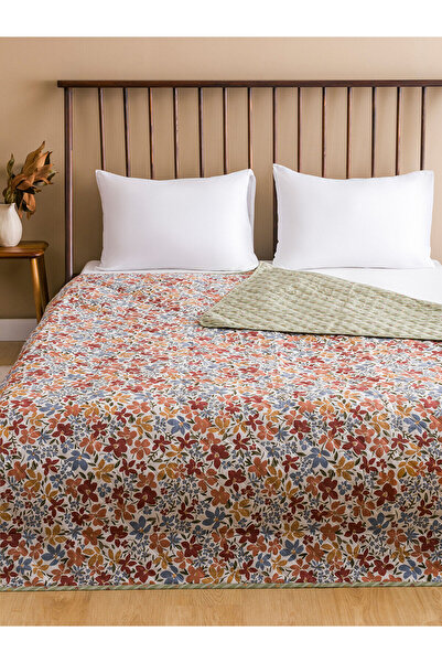 LC Waikiki Mixed Floral Printed Double Bedspread 200X220 cm
