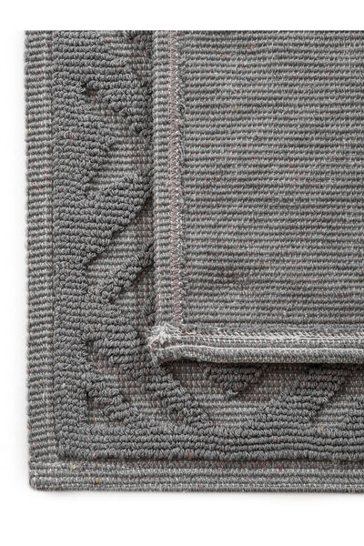 LC Waikiki Gray Patterned Bath Mat Set of 2