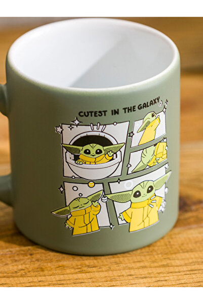LC Waikiki Karişik Baby Yoda Baskılı Seramik Kupa 320 ml