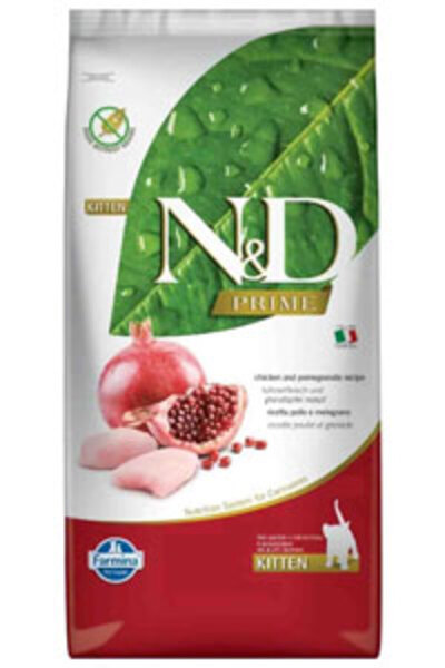 N&D ND Prime Tahılsız Tavuk ve Narlı Yavru Kedi Maması 10kg