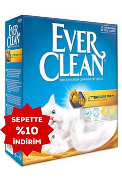 Ever Clean LitterFree Paws Patiye Yapışmayan ve İz Bırakmayan Kedi Kumu 10lt
