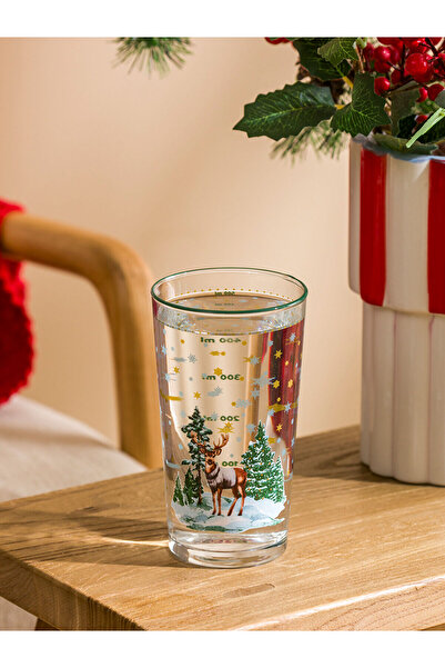 LC Waikiki Mixed Christmas Themed Glass Cup 570 ml