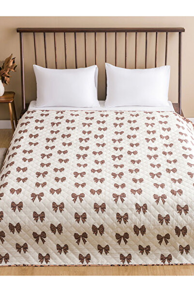 LC Waikiki Fiyonk Desenli Çift Kişilik Yatak Örtüsü 200x220 cm