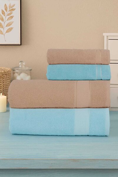 Mela Home Set de prosoape de baie din bumbac 100% piese - Set de baie turceas...