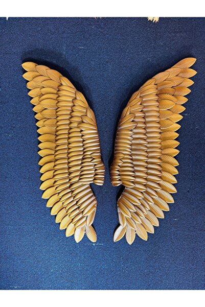 seasons box لوحة جدارية أجنحة ذهبية فاخرة - ديكور جداري مودرن