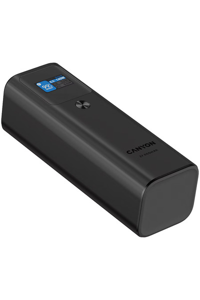 CANYON Εξωτερική μπαταρία PB-2010 TFT 27000mAh 97.2Wh PD140W QC 3.0 Μαύρη
