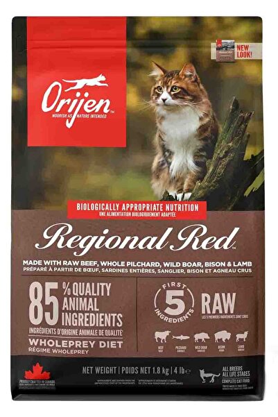 Orijen Elit Regional Red Tahılsız Kırmızı Etli Kedi Maması 1,8kg