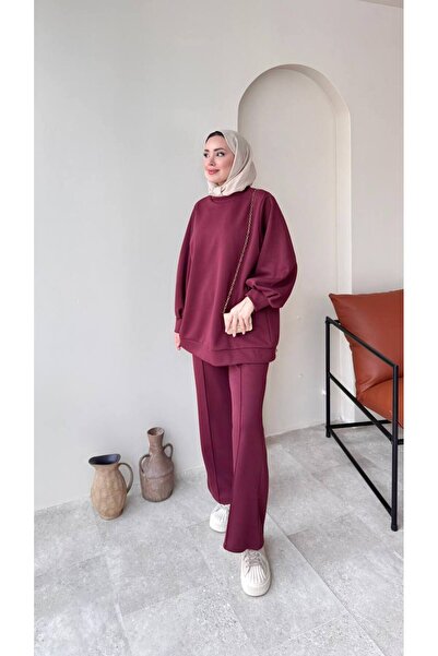 MODA AKGÜN Double Face Fabric Oversize Suit