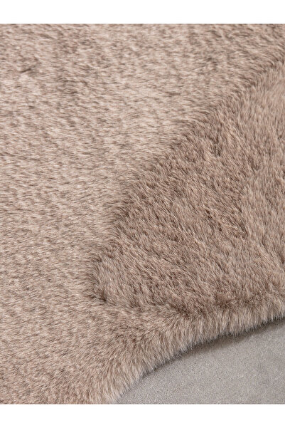 LC Waikiki Beige Plush Bath Mat 55X85 cm