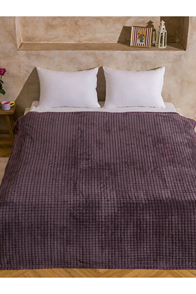 LC Waikiki Purple Double Plush Blanket 200X220 cm