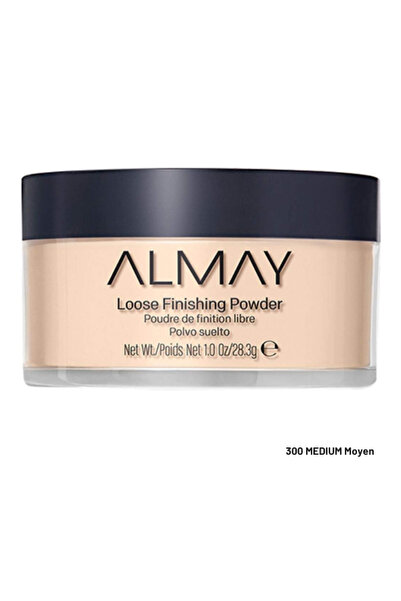 ALMAY Loose Finishing Powder, Natural Finish Mattifying MakEUp Setting Hypoallergenic, 100 Light, 1 Oz