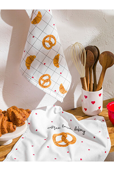 LC Waikiki Mixed Printed Tea Towels 2-Pack 40X50 cm