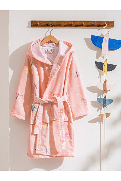 LC Waikiki Mixed Printed Girls' Bathrobe