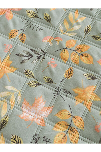 LC Waikiki Çiçek Desenli Çift Kişilik Yatak Örtüsü 200x220 cm