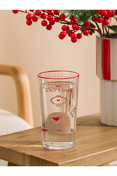 LC Waikiki Mixed Printed Glass Cup 500 ml