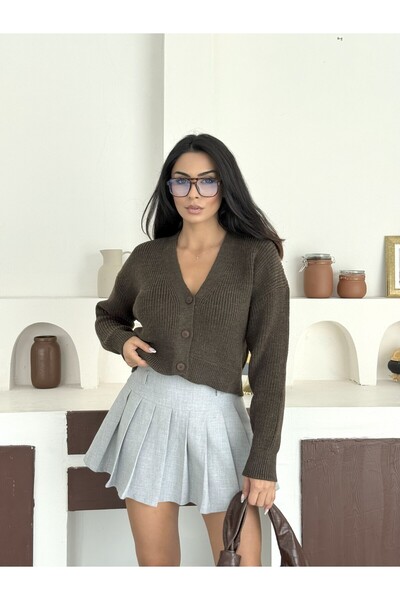 NOA LİNE Women's Buttoned Knitwear Cardigan