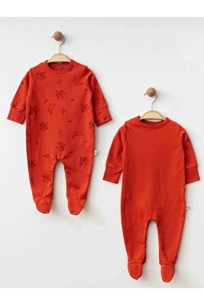 Zekids Baby Girl Organic Cotton 2-Piece Romper Set