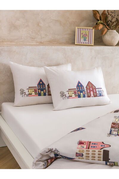 LC Waikiki Vizyon New Season Printed Double Duvet Cover Set