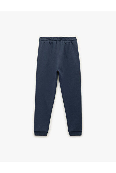 Koton Βαμβακερό παντελόνι Jogger με φερμουάρ και τσέπες