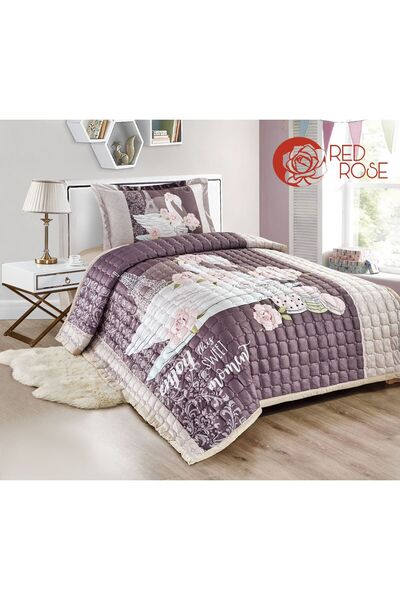 Red Rose Kids' Velvet Winter Compressed Bedspread - Soft, Comfortable and Stylish, Perfect for Your Child's Room