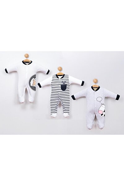 organic kids 3-Piece Baby Bodysuit Set for Newborns 0-3 Months, 100% Organic Cotton