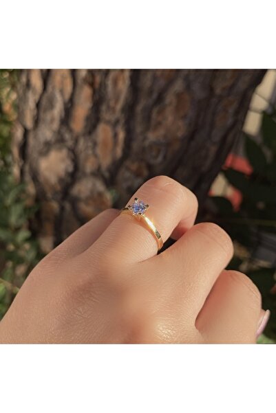 DİLEK KUYUMCULUK Tektaş altın yüzük