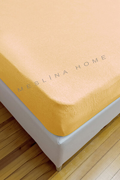 Meslina Home Combed Cotton Fitted Sheet 100% Cotton Sheet Combed Cotton Single Double-King Size