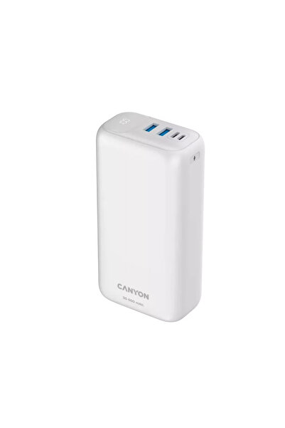 CANYON Externá batéria, Canyon, 30000 mAh, biela