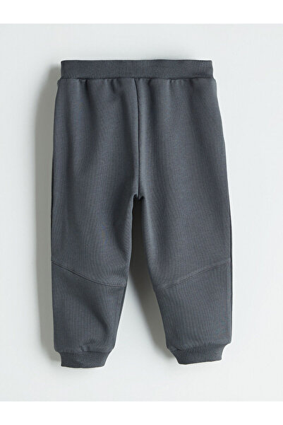 LC Waikiki Gray Boys' Sweatpants with Elastic Waist
