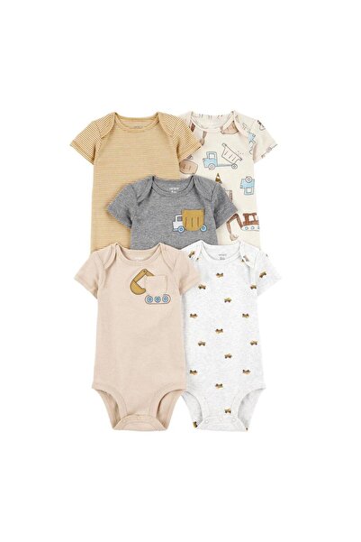 Carter's Carters Layette Erkek Bebek Body Çoklu Paket 1T008910