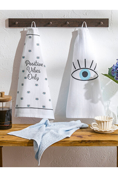 LC Waikiki Özmarka New Season Göz Printed Drying Cloth 3-Pack 40X50 cm