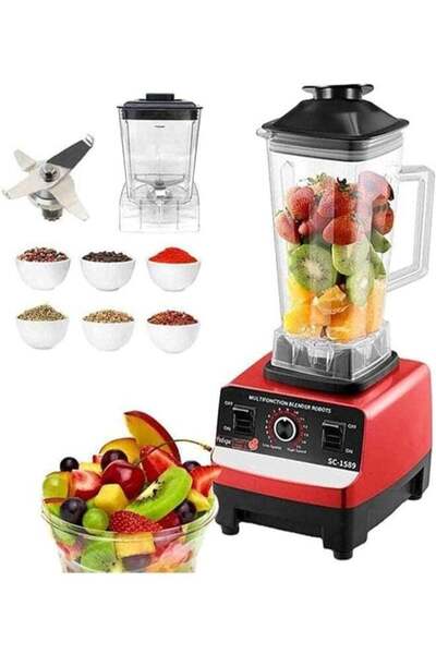 Silver Crest 7000W Heavy Duty Commercial Grade Blender Multifunctional Juicer Mixer SC-1589