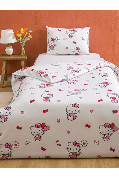 LC Waikiki Karişik Hello Kitty Baskılı Çocuk Nevresim Seti