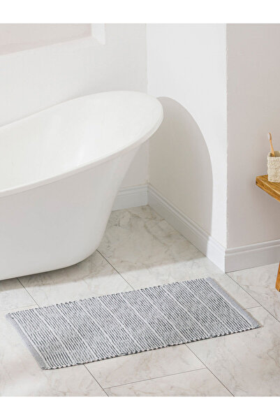 LC Waikiki Чорний килимок для ванної кімнати з вишивкою 50x80 см