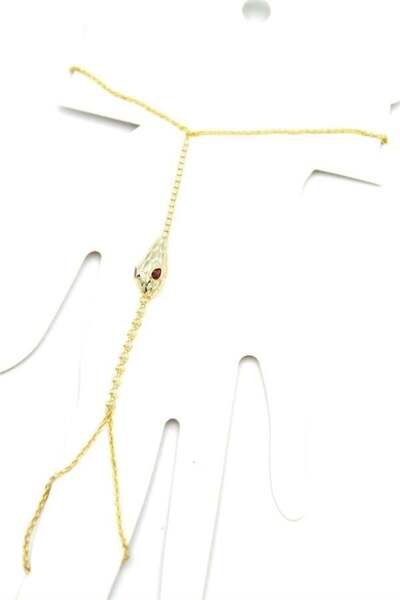 MENESSA Shahmeran with Stone - Gold