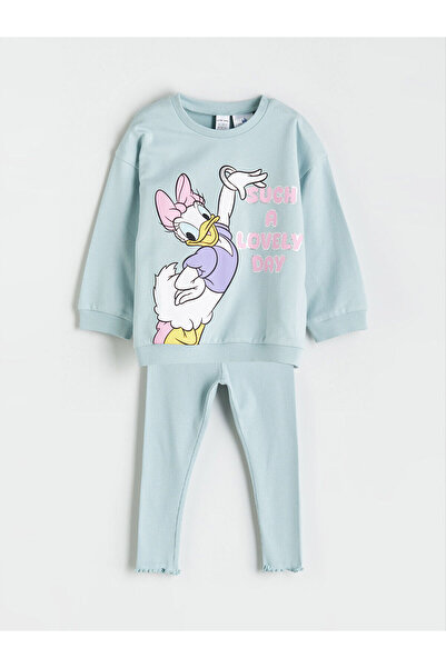 LC Waikiki سترة بيك نيو سيزون ذات ياقة دائرية وأكمام طويلة مطبوعة عليها ديزي ...