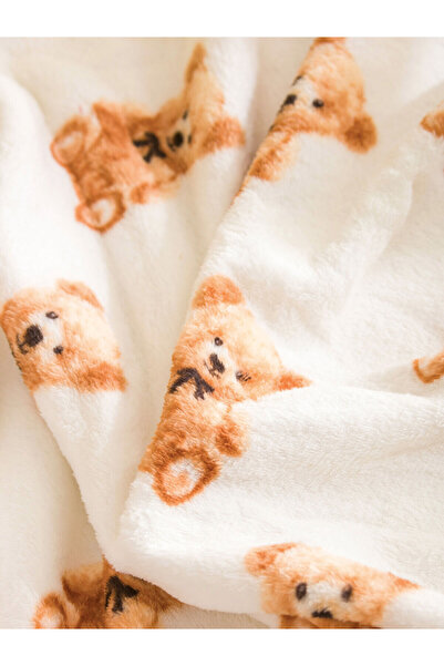 LC Waikiki Mixed Bear Teddy Printed Baby Boy Blanket 90X110 cm