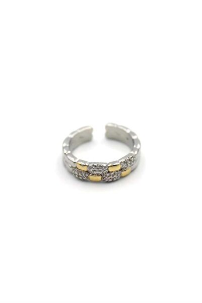 MENESSA Jewelled Ring - Silver
