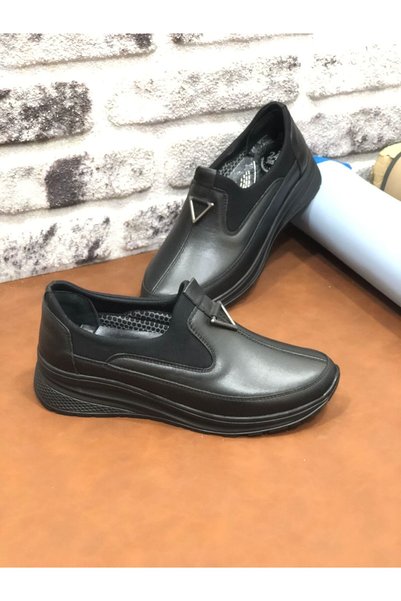 Deritarz Maryaka Genuine Leather Full Orthopedic Lightweight Soft Women's Mother Shoes