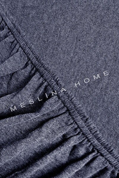 Meslina Home Combed Cotton Fitted Sheet 100% Cotton Sheet Combed Cotton Single Double-King Size